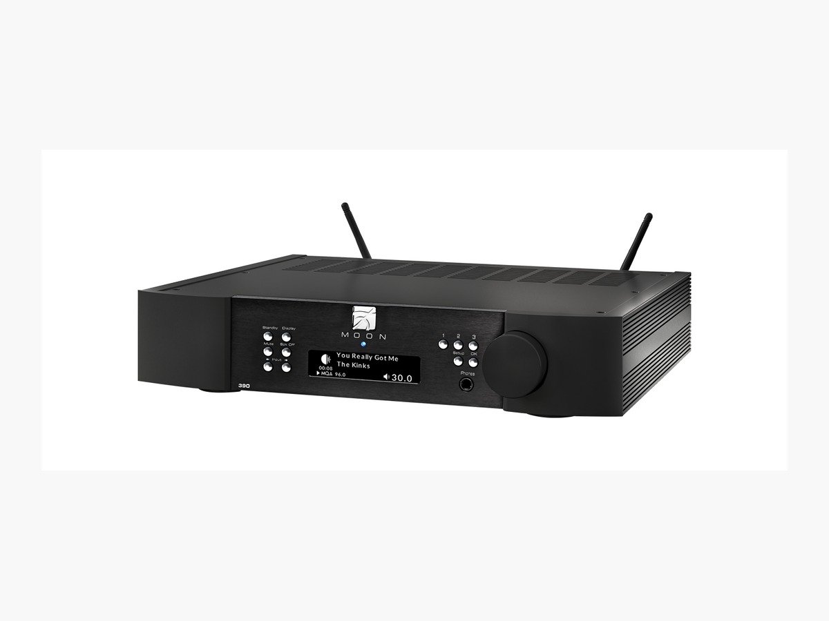 MOON 390HDMI Network Player/Preamplifier - High-End Audio Black - MOON