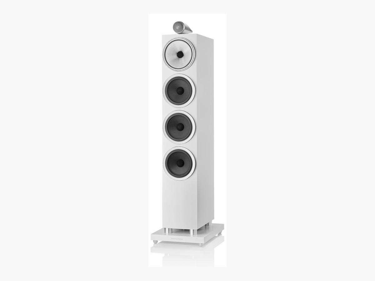 Bowers & Wilkins 702 S3 Floor-Standing Speakers - High-Performance Sound Satin White - BOWERS & WILKINS