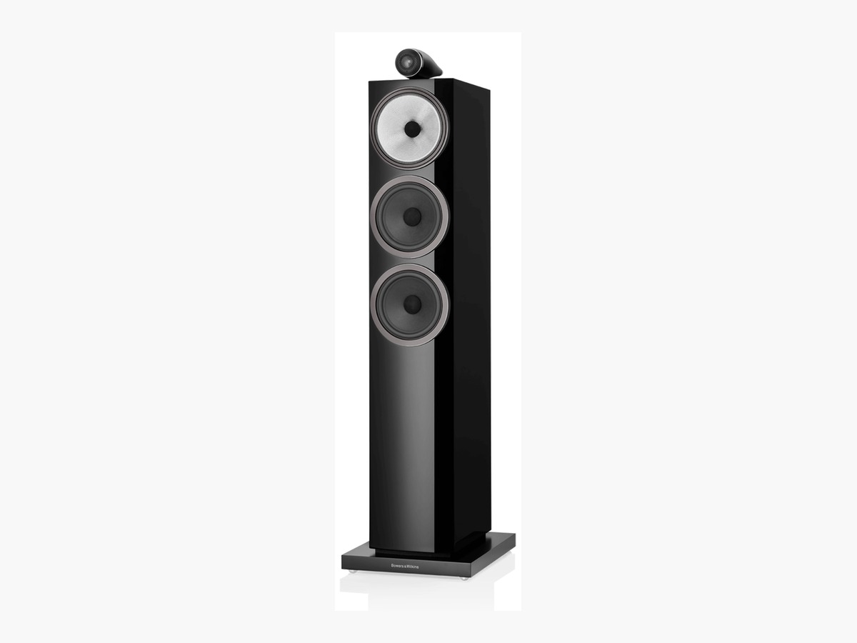 Bowers & Wilkins 703 S3 Floor-Standing Speakers with Tweeter-on-Top Gloss Black - BOWERS & WILKINS