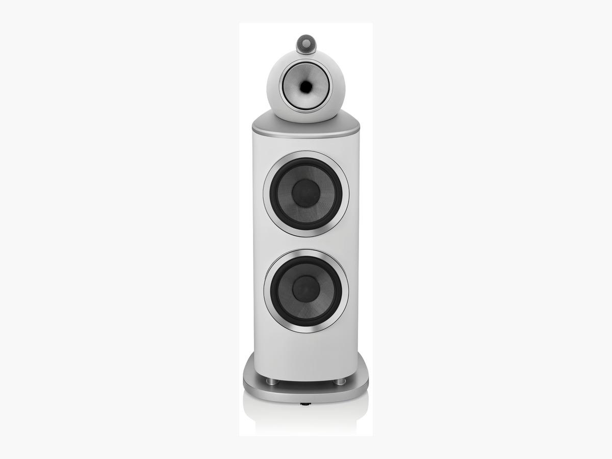 Bowers & Wilkins 801 D4 - Reference-Level Sound in Texas Gloss White - BW 800