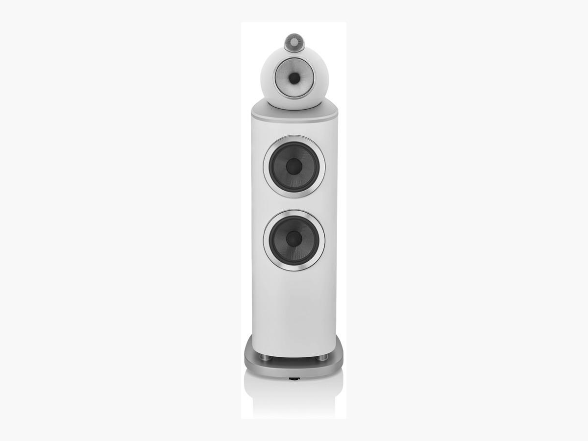 Bowers & Wilkins 803 D4 Floor Standing Speakers – Compact Elegance Gloss White - BW 800