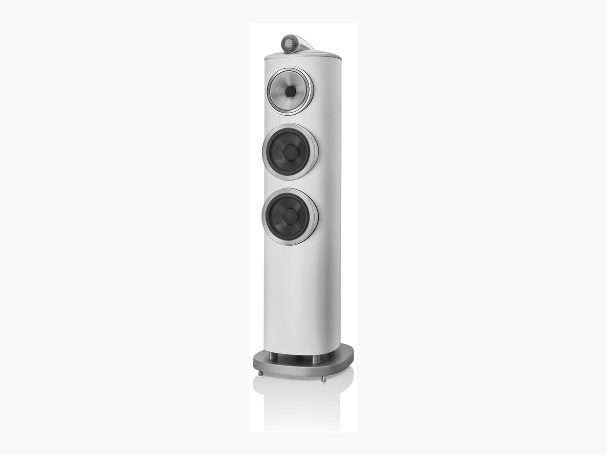 Bowers & Wilkins 804 D4 - High-Fidelity Floor Standing Speaker Gloss White - BW 800