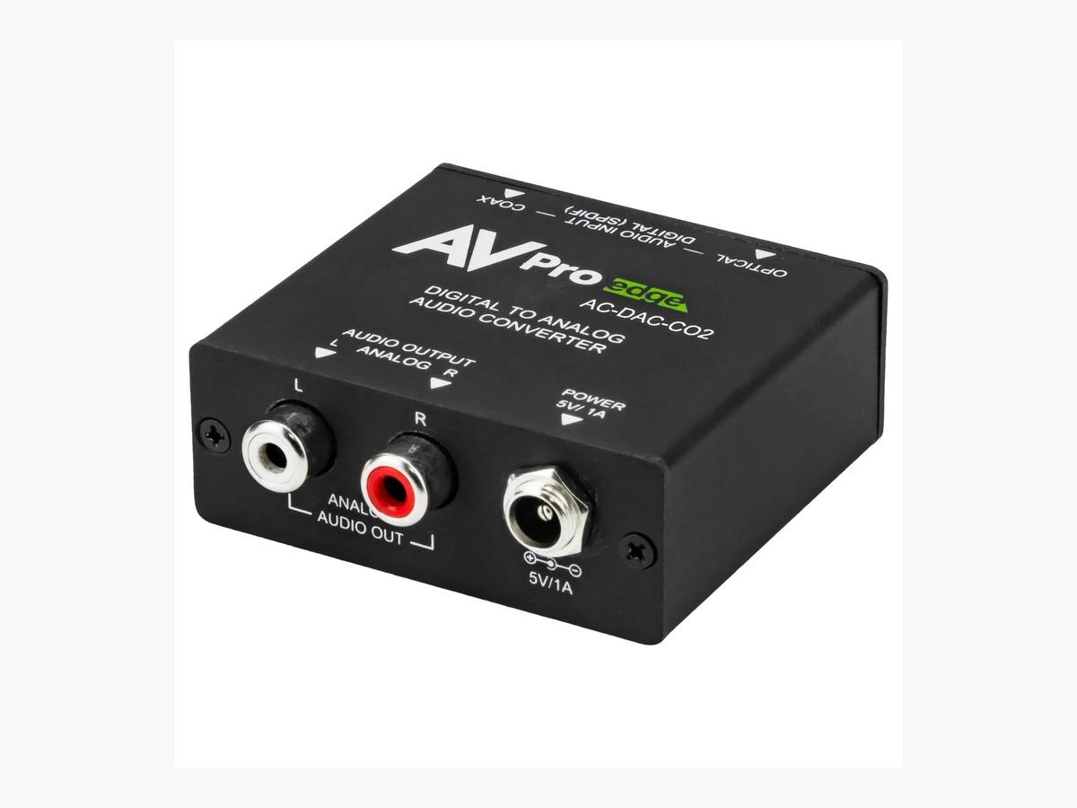 AVPRO EDGE ACDACC02 Digital to Analog Audio Converter - Precision and Clarity - AVPRO EDGE