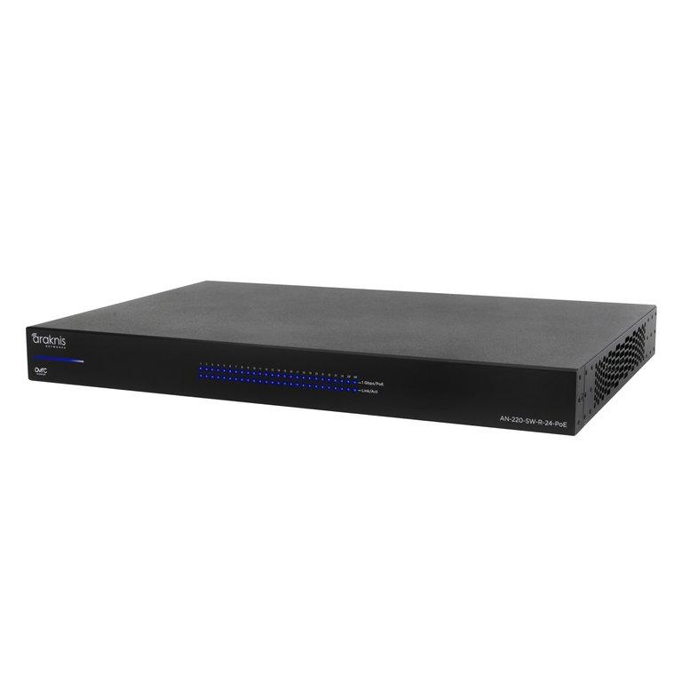 Araknis AN220SWR24POE Layer 2 Managed Gigabit Switch with Partial PoE+ - ARAKNIS
