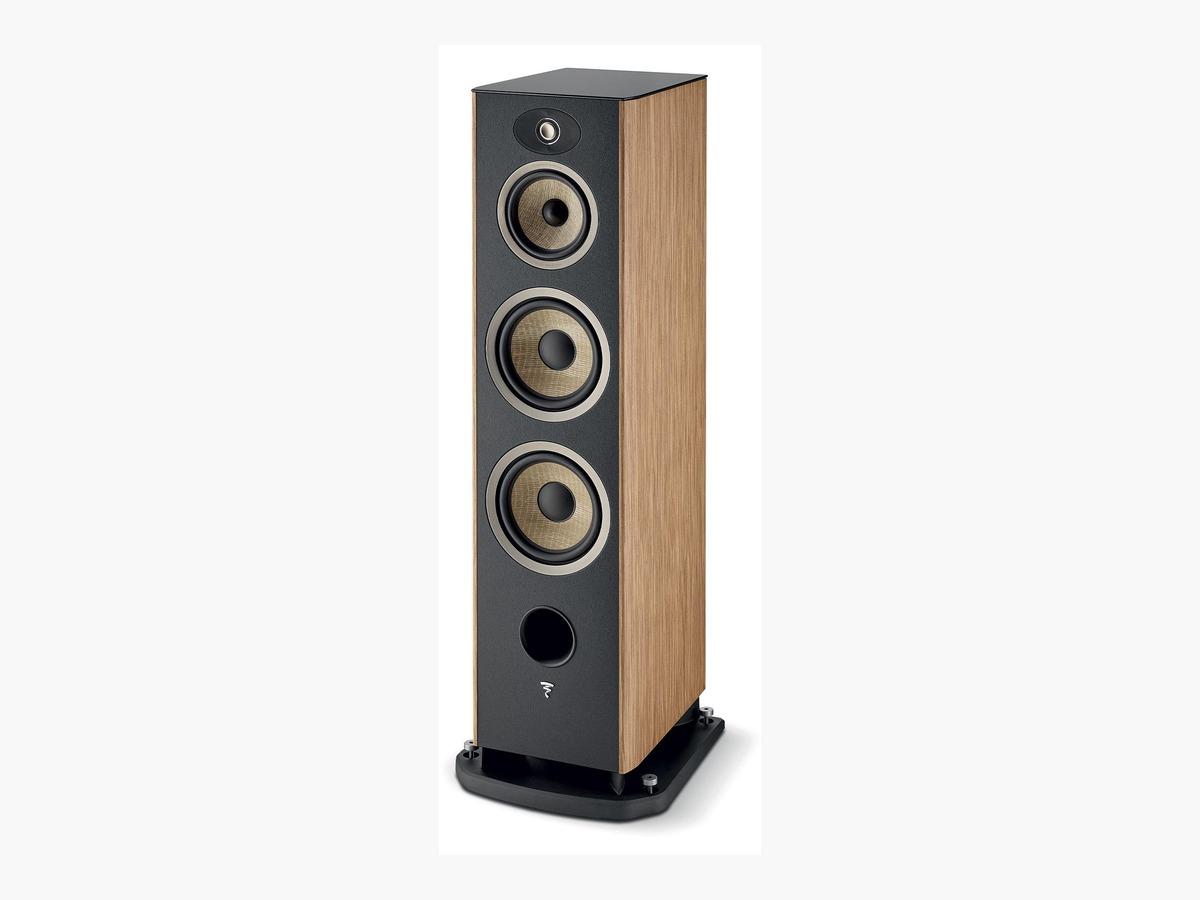 Focal Aria Evo X Nº4 Floor Standing Speaker 3 Way Prime Walnut – Exceptional Floor-Standing Performance - FOCAL