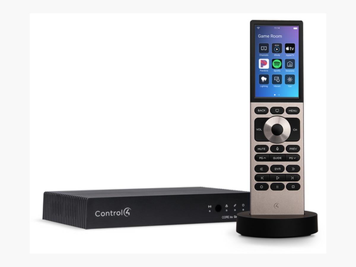 Control4 CORELITETSVAS Core Lite Processor with Halo Touch Remote Silver — Streamlined Automation - CONTROL4