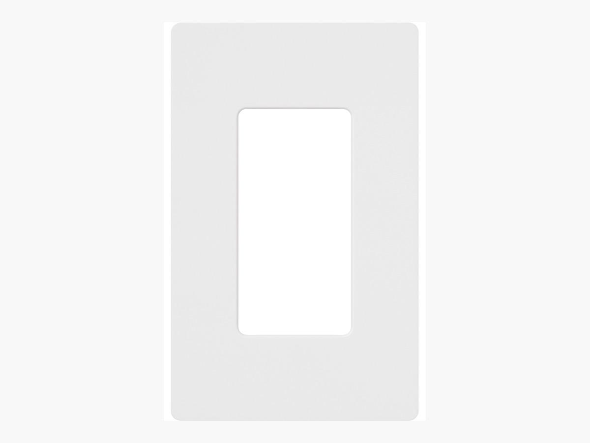 Lutron CW1WH Wallplate - Sleek Design for Smart Homes - LUTRON