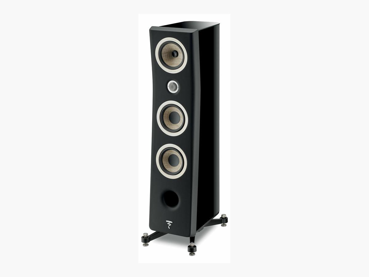 Focal Kanta N°2 Floor Standing Speaker: Flax & Beryllium Excellence Gloss Black - FOCAL