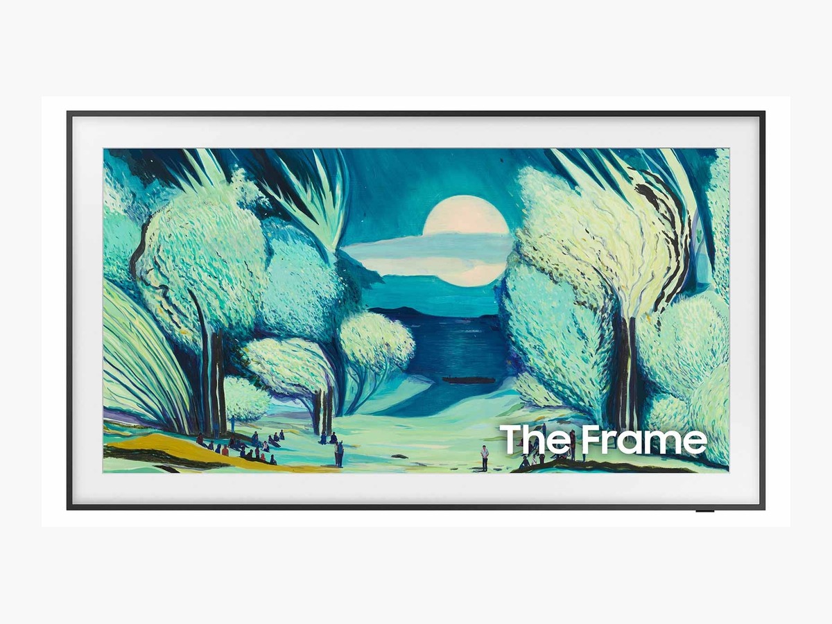 Samsung QN55LS03FAFXZA The Frame QLED 4K Art Mode TV - Pure Elegance - SAMSUNG