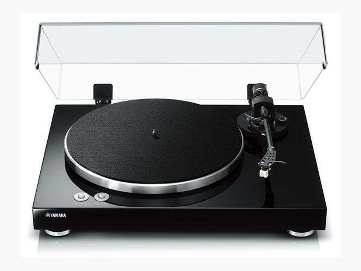 Yamaha TTS303BL Turntable with Built-in Phono Preamp Black - YAMAHA