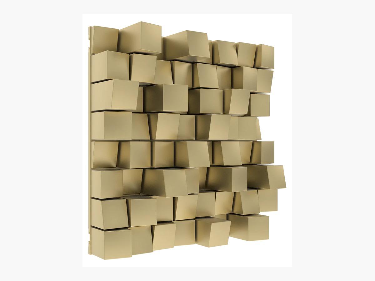 Vicoustic Multifuser Wood MKII - Acoustic Excellence in Metallic Gold - VICOUSTIC